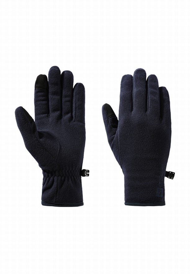 Jack Wolfskin Real Stuff Handschoenen Dames Donkerblauw | 70794122