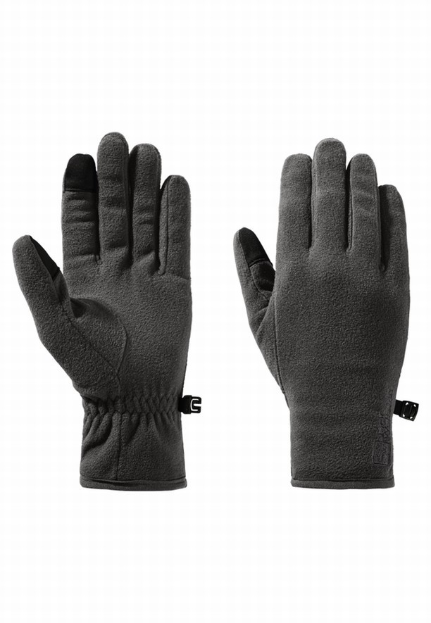 Jack Wolfskin Real Stuff Handschoenen Dames Zwart | 63323040