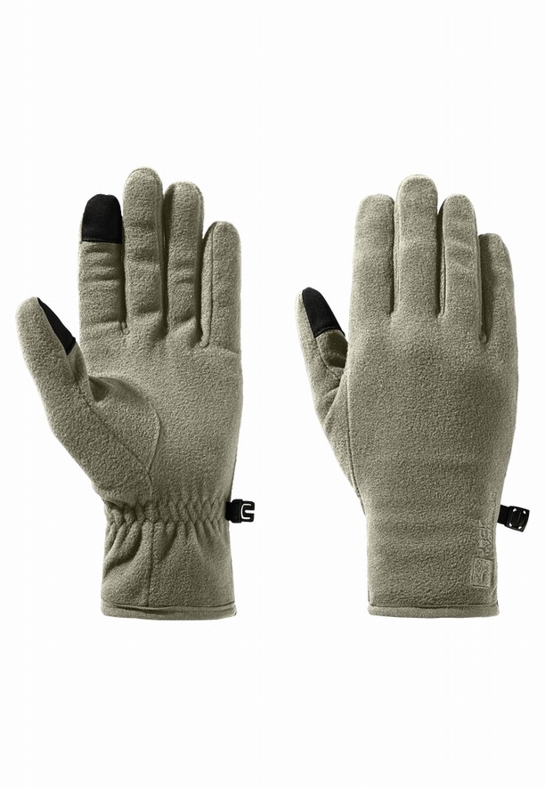 Jack Wolfskin Real Stuff Handschoenen Heren Grijs | 65851083