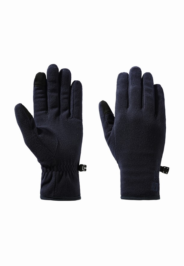 Jack Wolfskin Real Stuff Handschoenen Heren Donkerblauw | 49775706