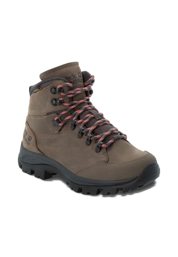 Jack Wolfskin Rebellion Texapore Mid Wandelschoenen Dames Bruin | 69118532