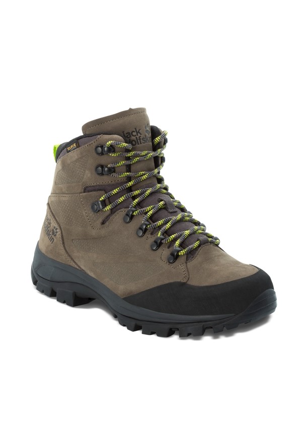 Jack Wolfskin Rebellion Texapore Mid Wandelschoenen Heren Khaki | 54342682