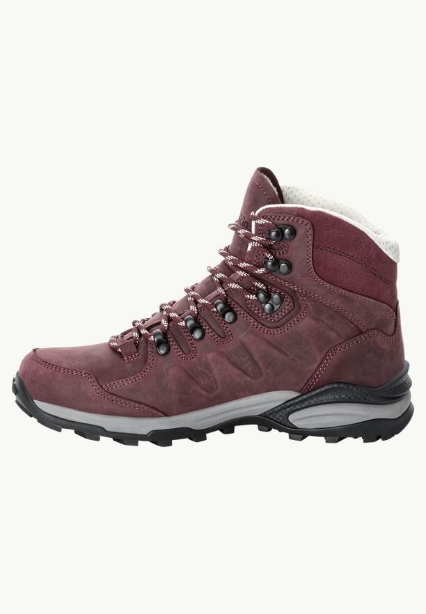 Jack Wolfskin Refugio Prime Texapore Mid Wandelschoenen Dames Bordeaux | 95353413