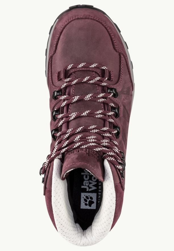 Jack Wolfskin Refugio Prime Texapore Mid Wandelschoenen Dames Bordeaux | 95353413