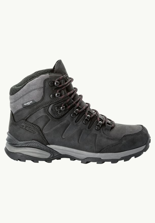 Jack Wolfskin Refugio Prime Texapore Mid Wandelschoenen Dames Zwart | 15477381
