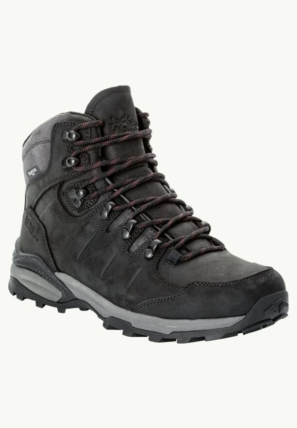 Jack Wolfskin Refugio Prime Texapore Mid Wandelschoenen Dames Zwart | 15477381