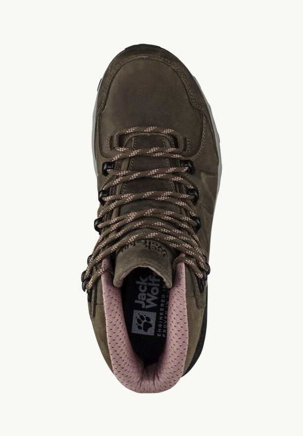 Jack Wolfskin Refugio Prime Texapore Mid Wandelschoenen Dames Bruin | 36587566
