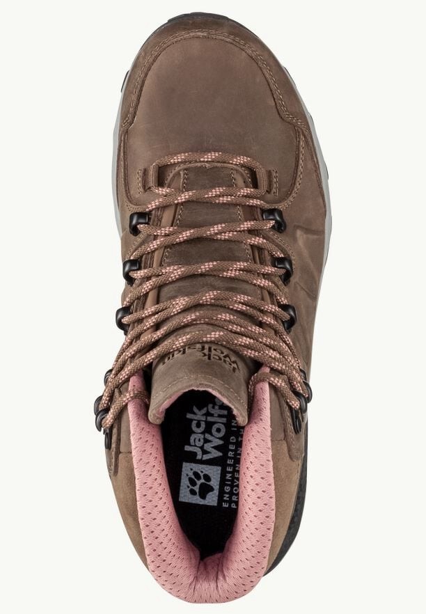 Jack Wolfskin Refugio Prime Texapore Mid Wandelschoenen Dames Bruin | 36587566