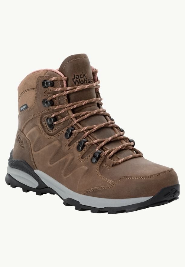 Jack Wolfskin Refugio Prime Texapore Mid Wandelschoenen Dames Bruin | 36587566
