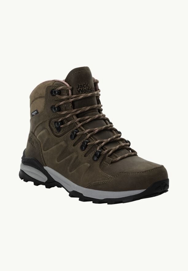 Jack Wolfskin Refugio Prime Texapore Mid Wandelschoenen Dames Bruin | 36587566