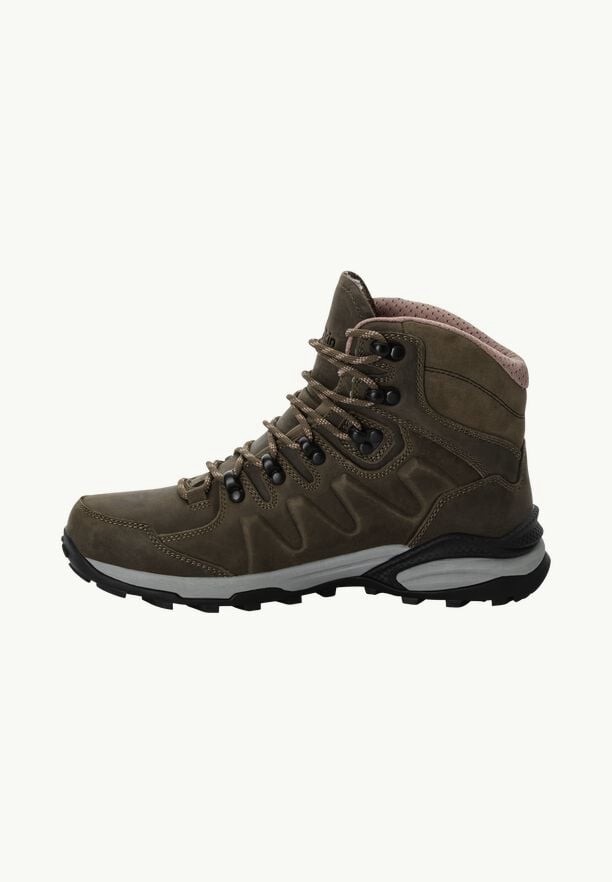 Jack Wolfskin Refugio Prime Texapore Mid Wandelschoenen Dames Bruin | 36587566