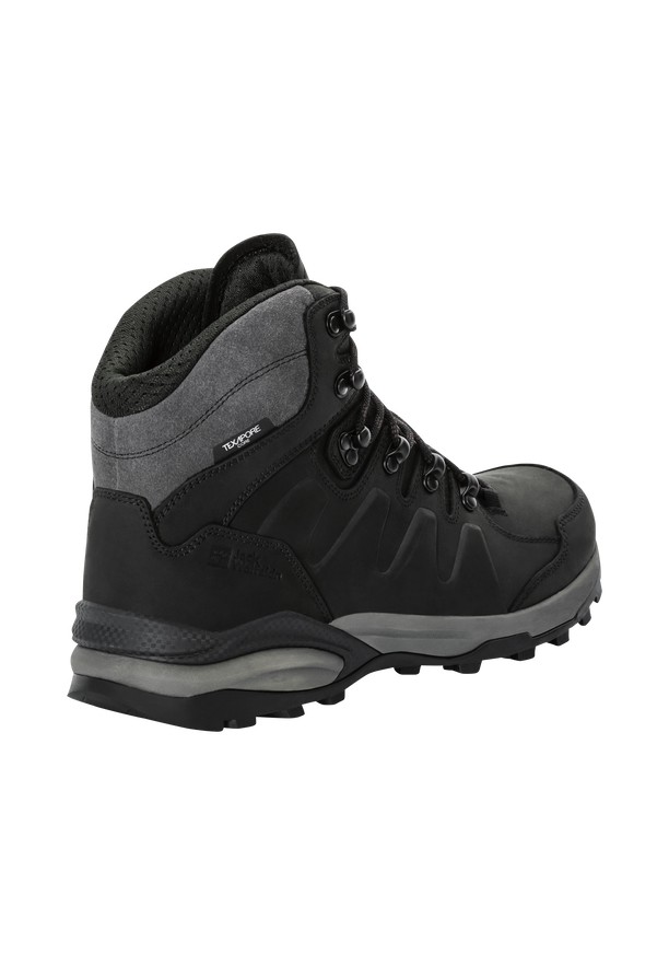 Jack Wolfskin Refugio Prime Texapore Mid Wandelschoenen Heren Zwart | 38891792