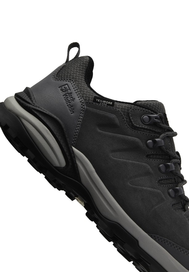 Jack Wolfskin Refugio Texapore Low Wandelschoenen Heren Grijs | 39482069