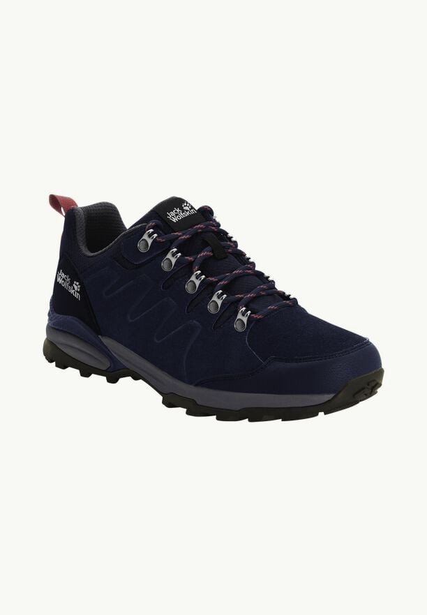Jack Wolfskin Refugio Texapore Low Wandelschoenen Dames Donkerblauw | 11706020