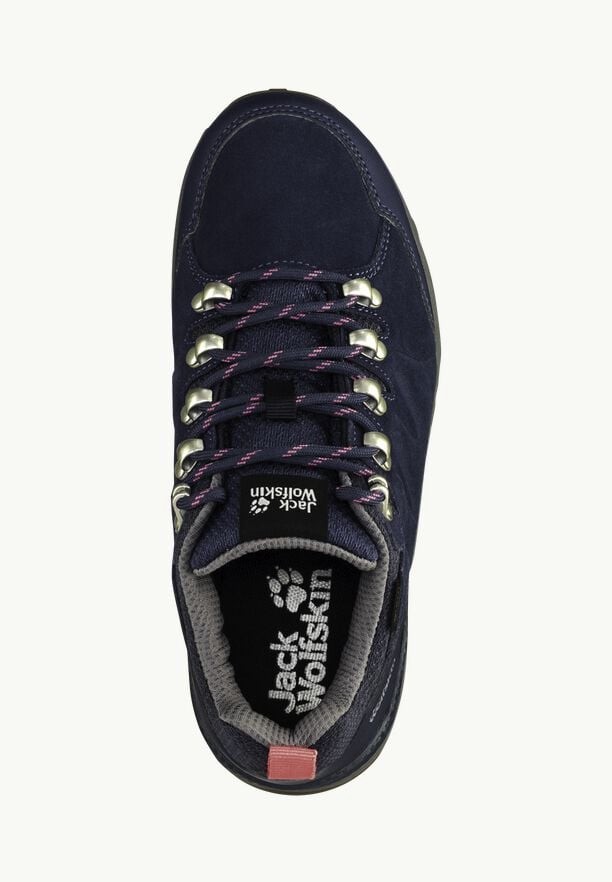 Jack Wolfskin Refugio Texapore Low Wandelschoenen Dames Donkerblauw | 11706020
