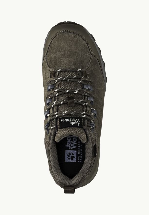 Jack Wolfskin Refugio Texapore Low Wandelschoenen Dames Olijfgroen | 20231800