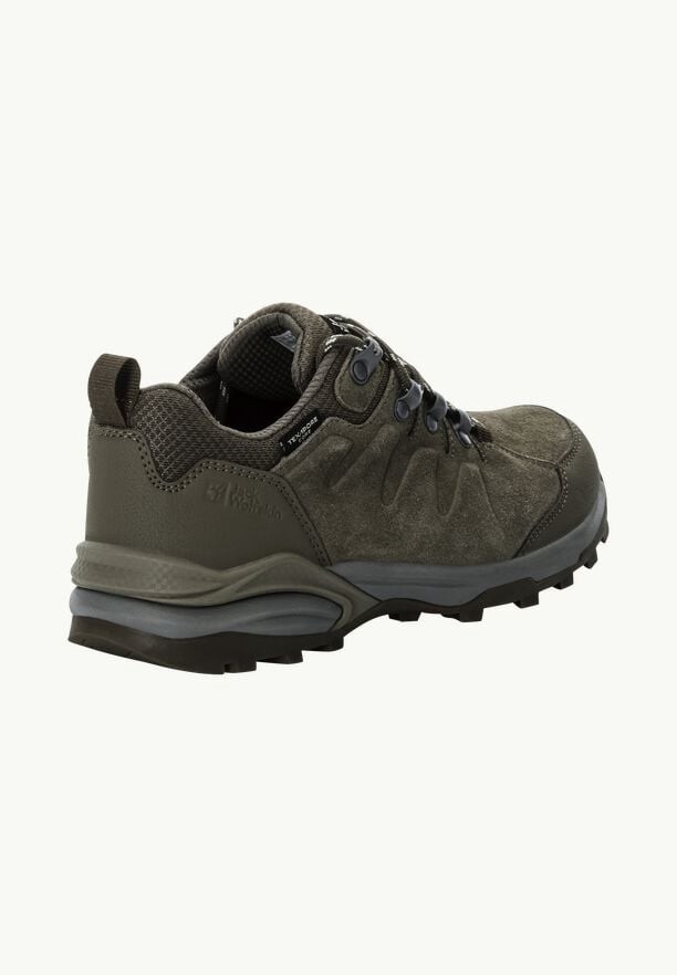 Jack Wolfskin Refugio Texapore Low Wandelschoenen Dames Olijfgroen | 20231800