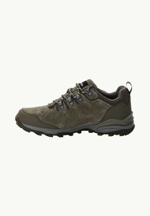 Jack Wolfskin Refugio Texapore Low Wandelschoenen Dames Olijfgroen | 20231800