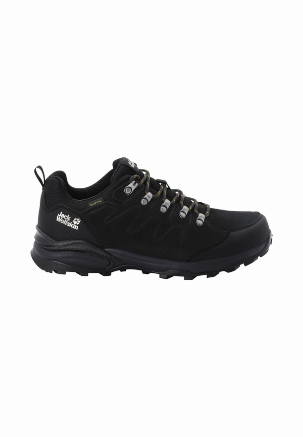 Jack Wolfskin Refugio Texapore Low Wandelschoenen Heren Zwart | 83791472