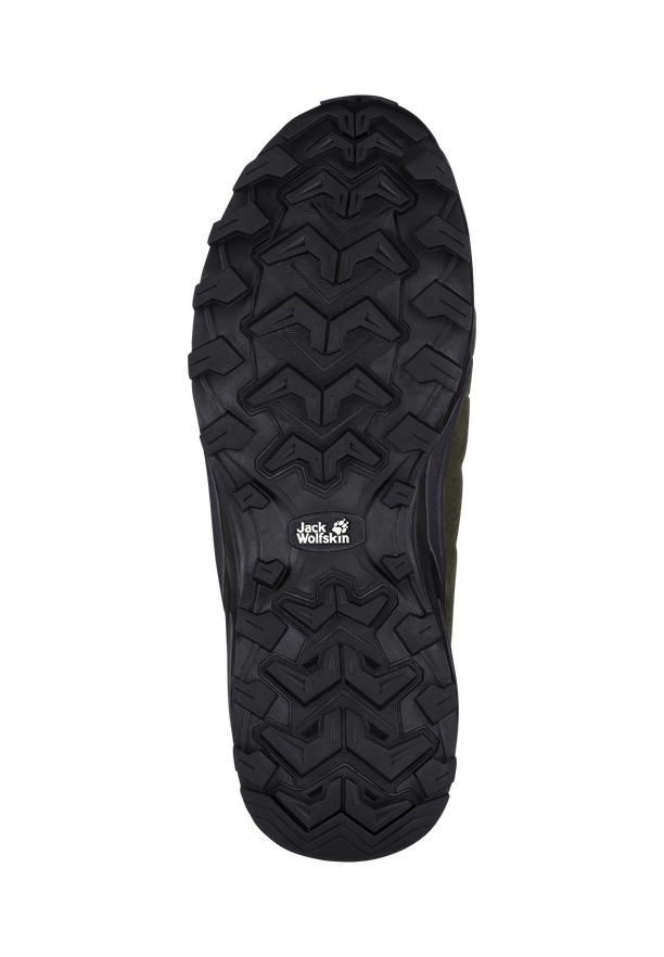 Jack Wolfskin Refugio Texapore Low Wandelschoenen Heren Zwart | 45453805