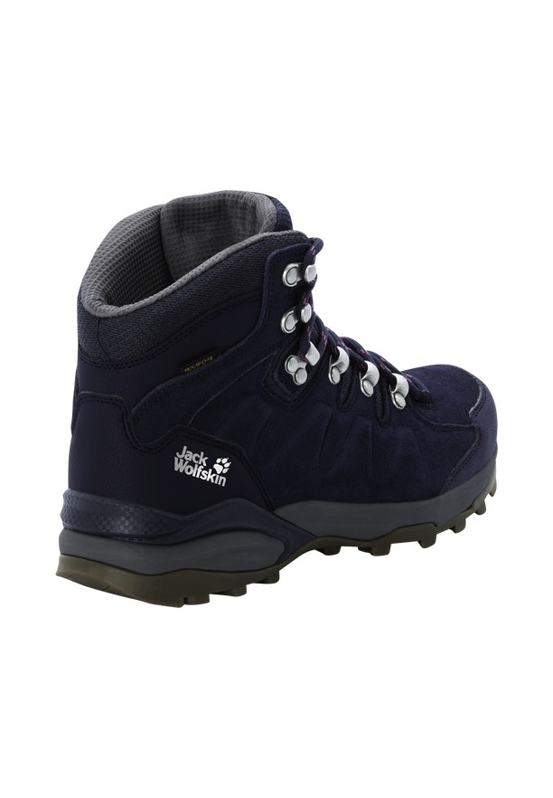Jack Wolfskin Refugio Texapore Mid Wandelschoenen Dames Donkerblauw | 18426722
