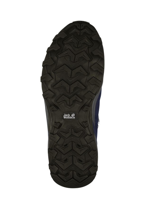 Jack Wolfskin Refugio Texapore Mid Wandelschoenen Dames Donkerblauw | 18426722