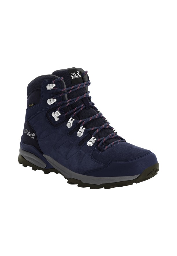 Jack Wolfskin Refugio Texapore Mid Wandelschoenen Dames Donkerblauw | 18426722