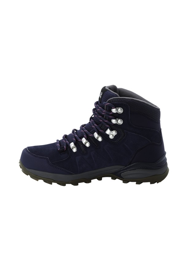 Jack Wolfskin Refugio Texapore Mid Wandelschoenen Dames Donkerblauw | 18426722