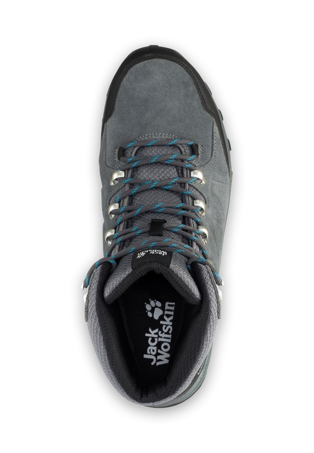 Jack Wolfskin Refugio Texapore Mid Wandelschoenen Heren Grijs | 23340477