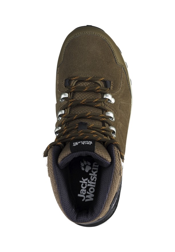 Jack Wolfskin Refugio Texapore Mid Wandelschoenen Dames Bruin | 21654882
