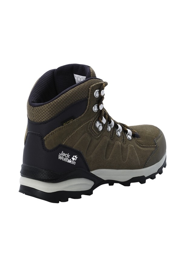 Jack Wolfskin Refugio Texapore Mid Wandelschoenen Dames Bruin | 21654882