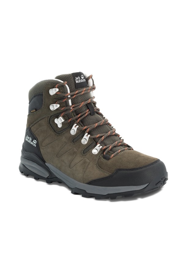 Jack Wolfskin Refugio Texapore Mid Wandelschoenen Heren Khaki | 46799310