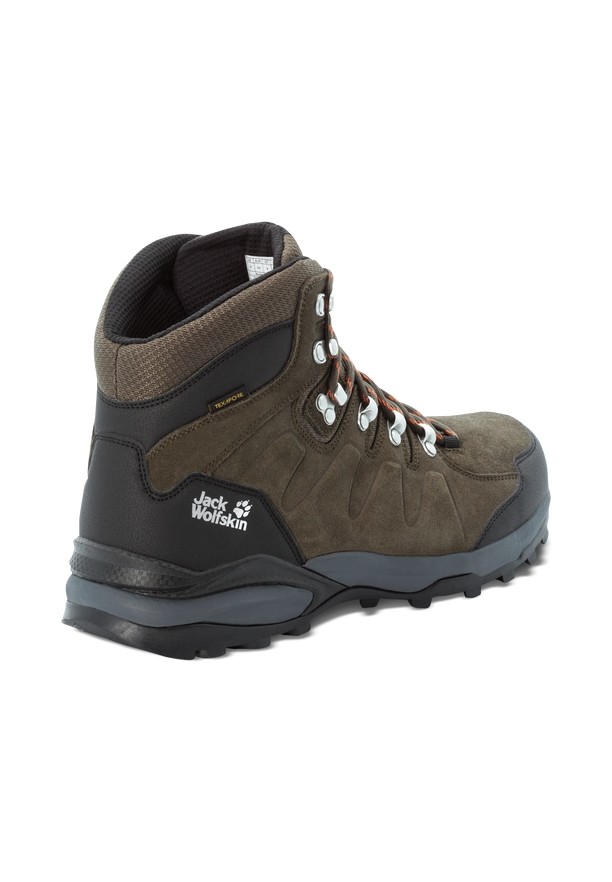 Jack Wolfskin Refugio Texapore Mid Wandelschoenen Heren Khaki | 46799310