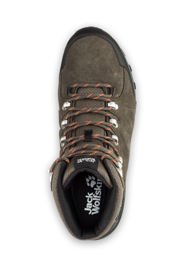 Jack Wolfskin Refugio Texapore Mid Wandelschoenen Heren Khaki | 46799310