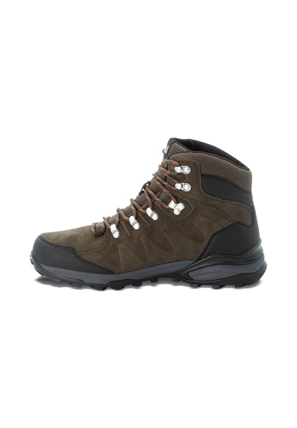 Jack Wolfskin Refugio Texapore Mid Wandelschoenen Heren Khaki | 46799310