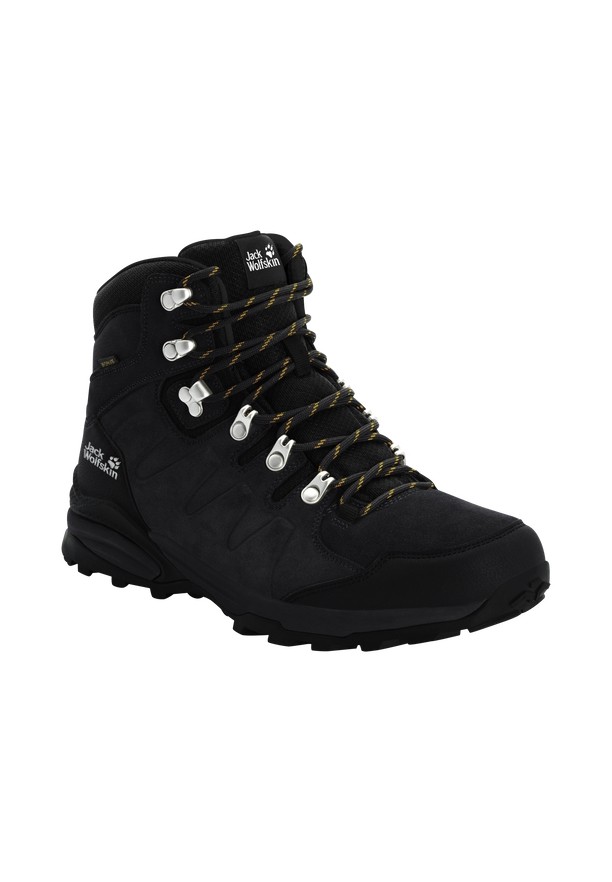 Jack Wolfskin Refugio Texapore Mid Wandelschoenen Heren Zwart | 30590585