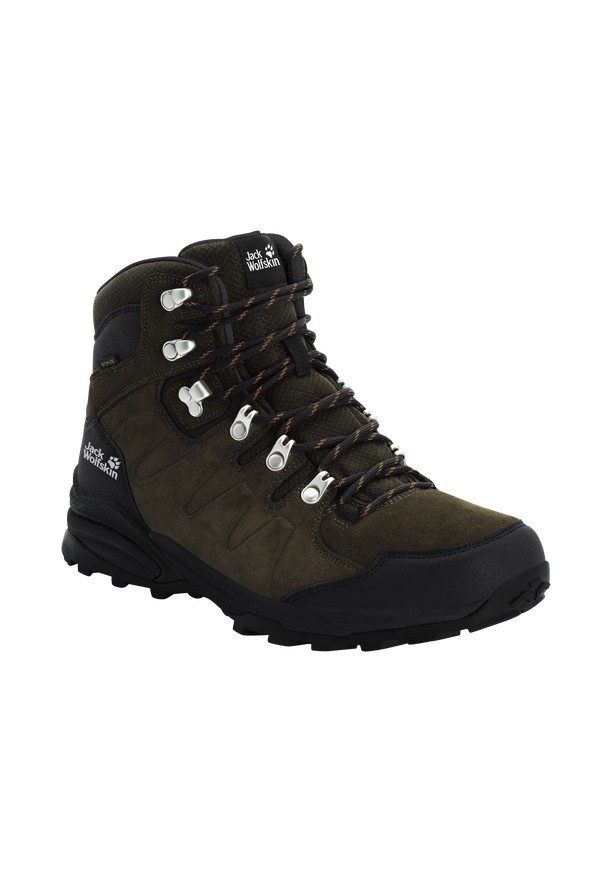 Jack Wolfskin Refugio Texapore Mid Wandelschoenen Heren Zwart | 36049967