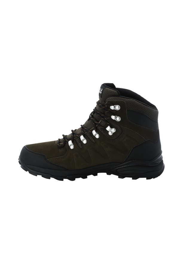 Jack Wolfskin Refugio Texapore Mid Wandelschoenen Heren Zwart | 36049967