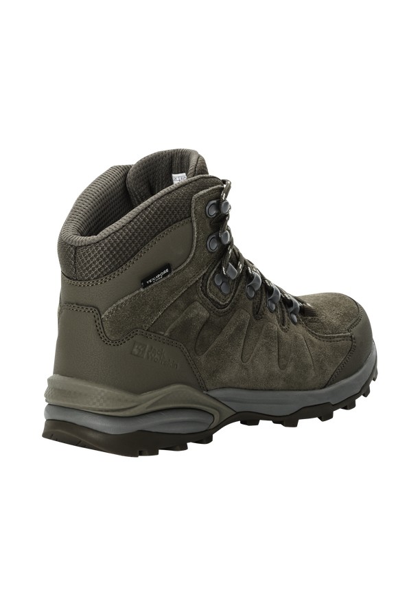 Jack Wolfskin Refugio Texapore Mid Wandelschoenen Dames Olijfgroen | 60398716