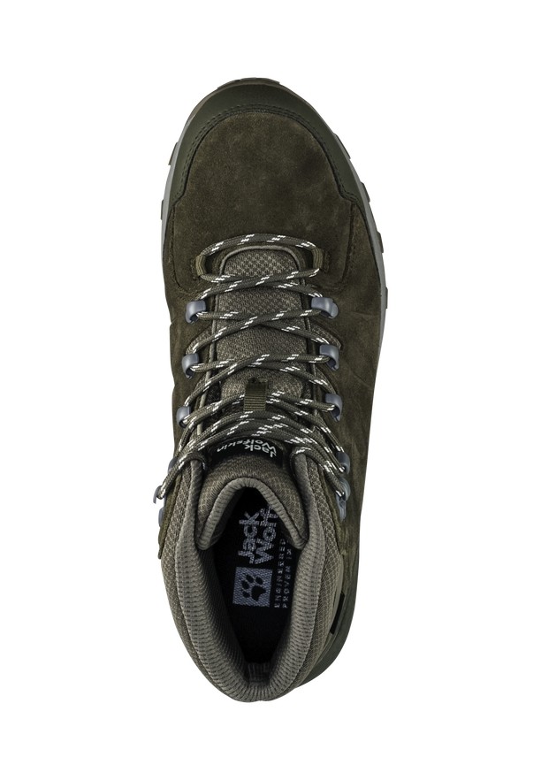 Jack Wolfskin Refugio Texapore Mid Wandelschoenen Heren Koffie | 58018433