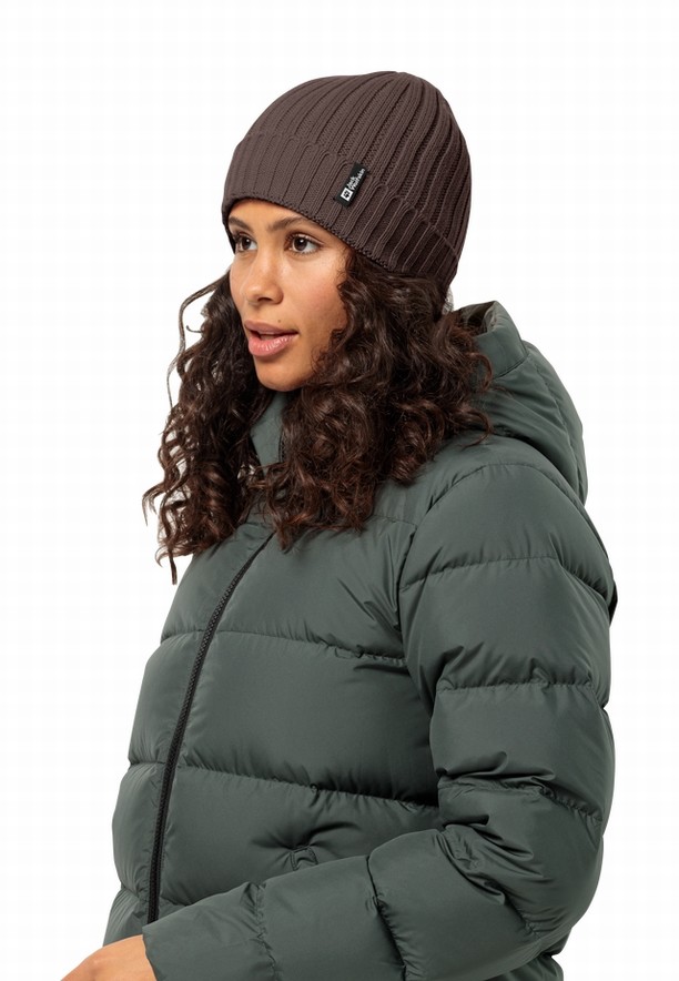 Jack Wolfskin Rib Knit Muts Heren Rood | 49198227