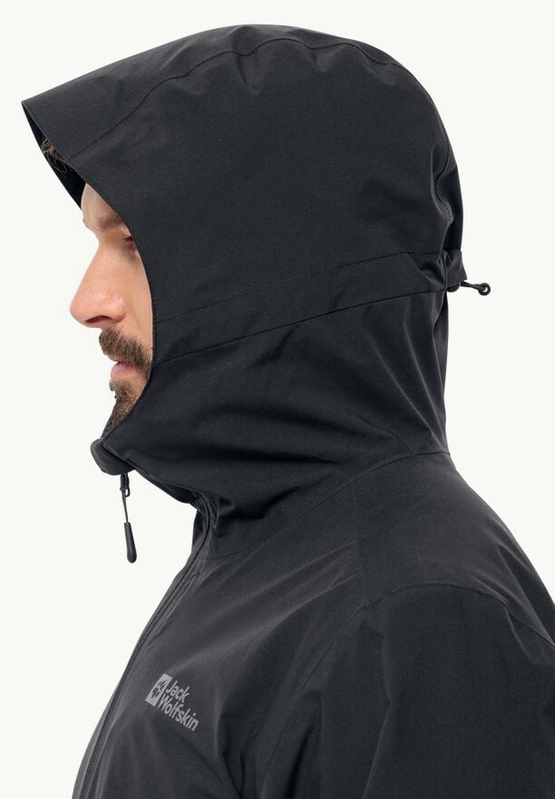 Jack Wolfskin Robury 2l Regenjassen Heren Zwart | 18239359