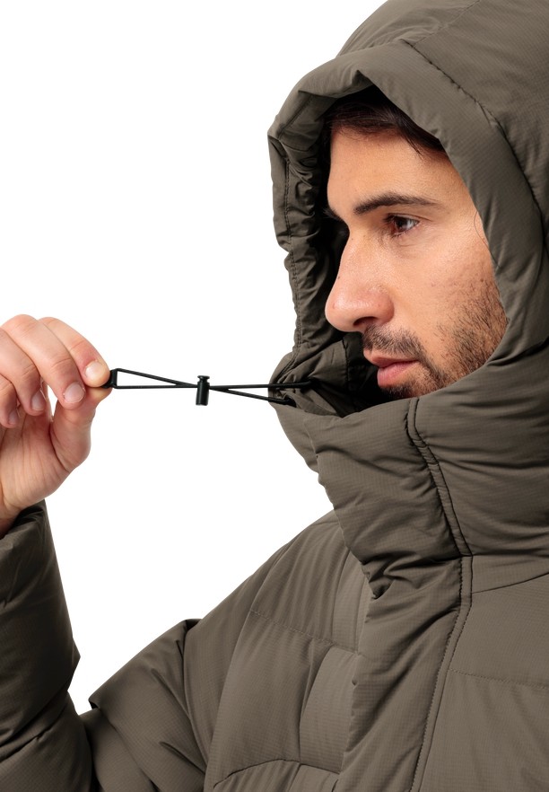 Jack Wolfskin Roemertor Donsjas Heren Koffie | 25215074