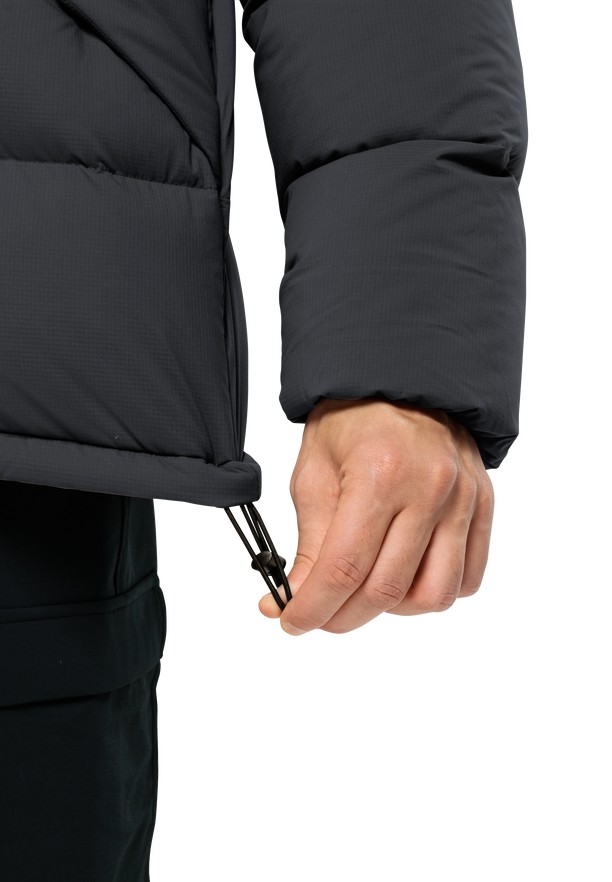 Jack Wolfskin Roemertor Donsjas Heren Zwart | 23089374
