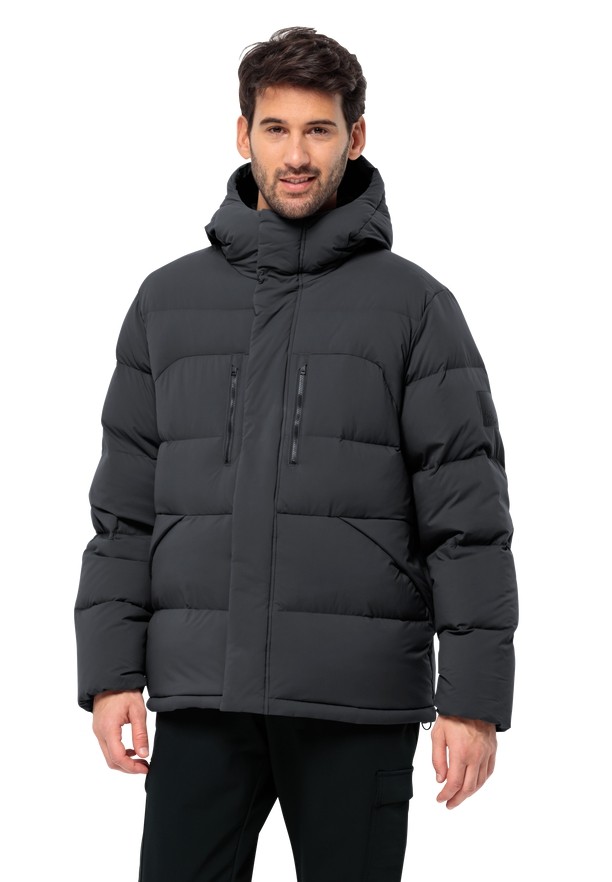 Jack Wolfskin Roemertor Donsjas Heren Zwart | 23089374