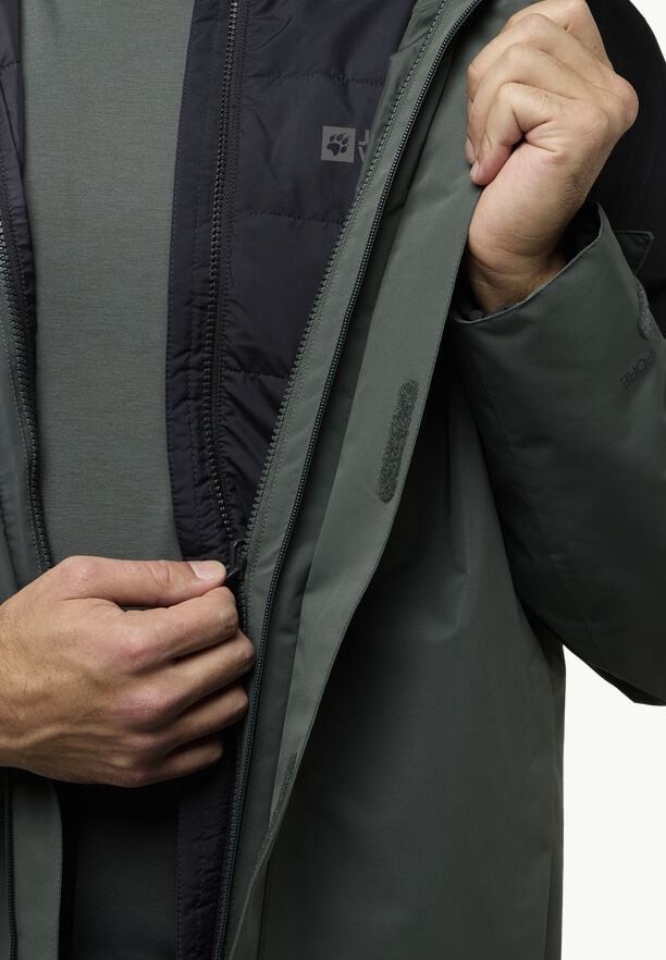Jack Wolfskin Romberg 3in1 Jassen Heren Groen | 27778256