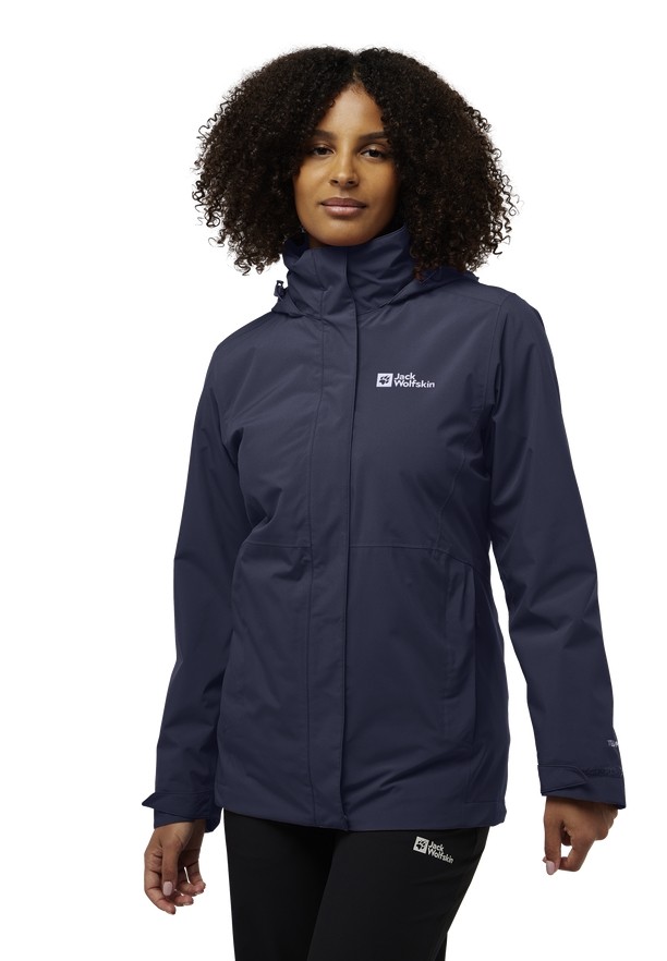 Jack Wolfskin Rotwand 3in1 Jassen Dames Donkerblauw | 88419231