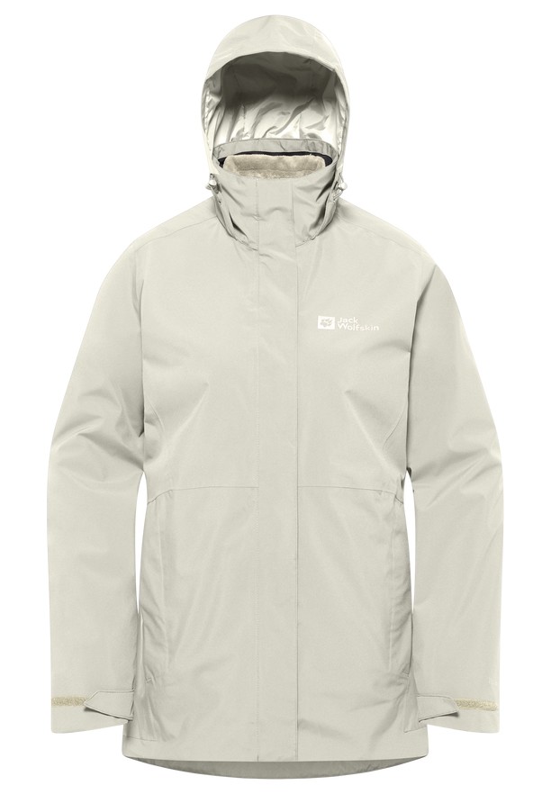 Jack Wolfskin Rotwand 3in1 Jassen Dames Grijs | 27533248