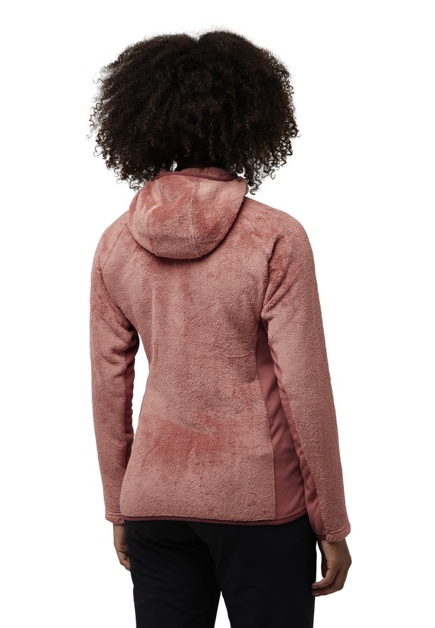 Jack Wolfskin Rotwand Hooded Fz Fleece Jassen Dames Rood | 17585490