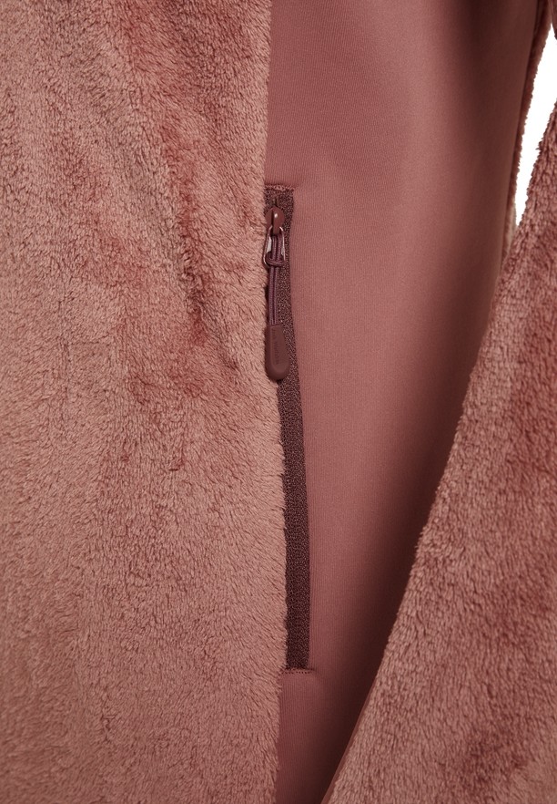 Jack Wolfskin Rotwand Hooded Fz Fleece Jassen Dames Rood | 17585490